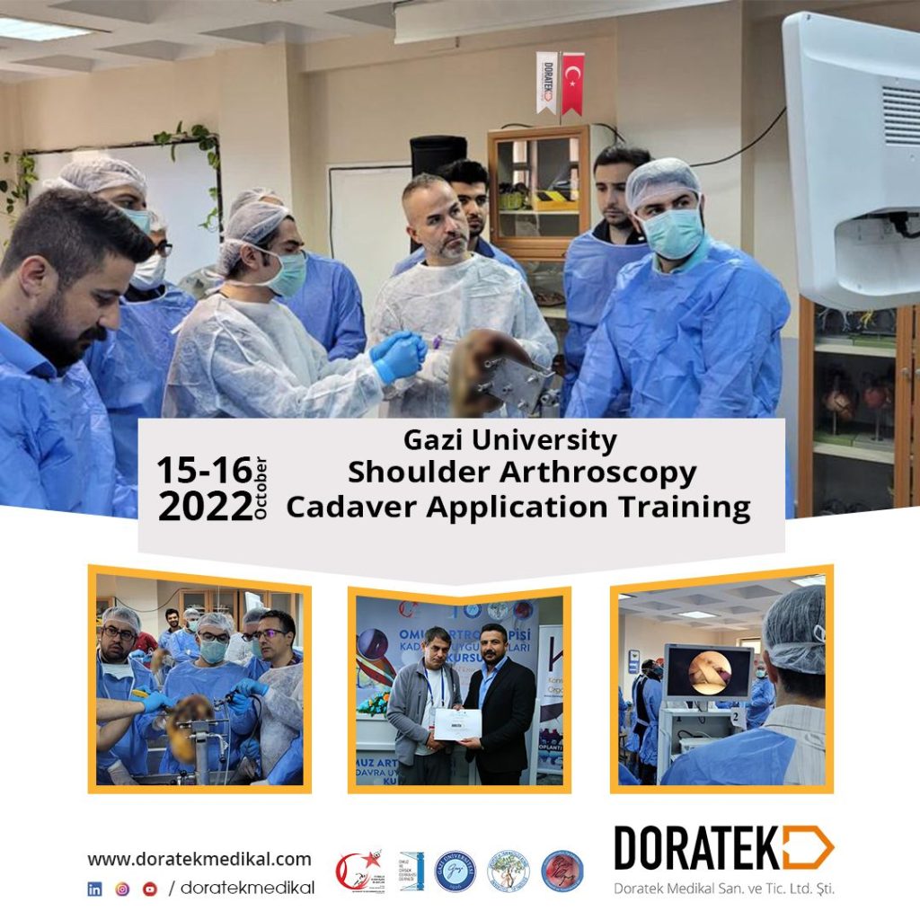 15-16 October 2022 Shoulder Arthroscopy Cadaver Application Training Gazi University